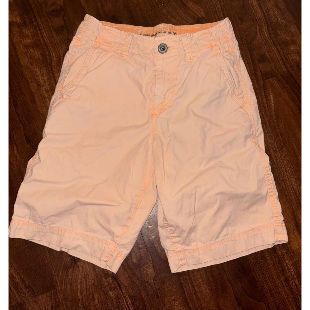 American Eagle Men’s Size 26 Peach Khaki Shorts